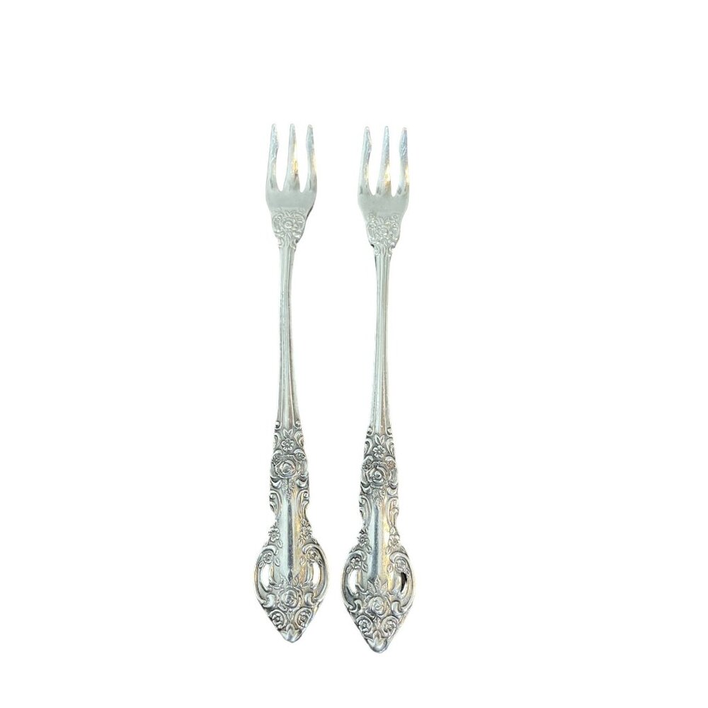Vintage Oneida Northland Baton Rouge Appetizer Forks - set of 2
